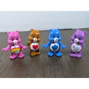 VTG Care Bears Mini-Figures Cake Toppers CHEER GRUMPY TENDERHEART SHARE BEAR